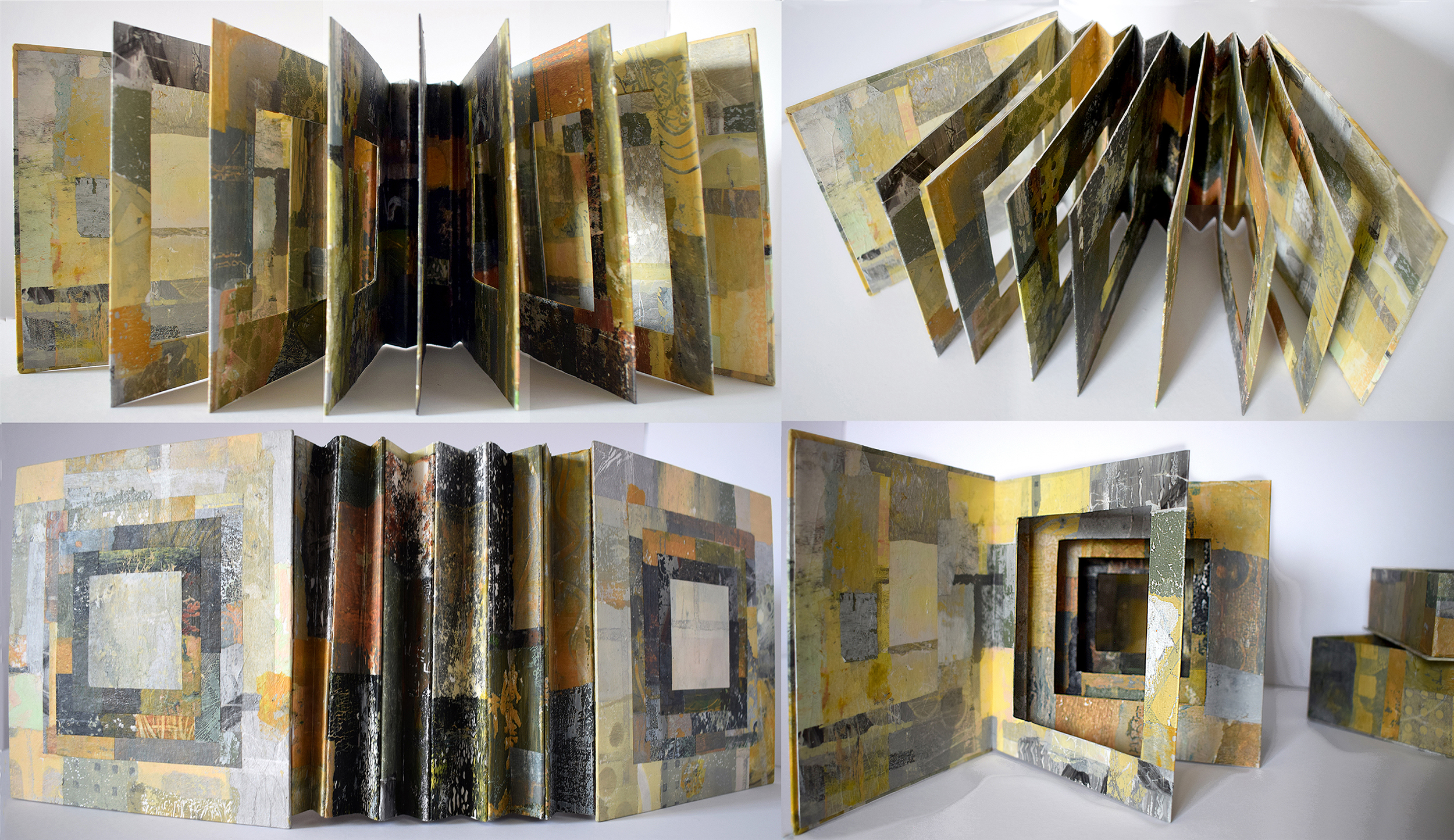 Cut Through Cross Tracks artists book